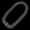 CHRISTIAN DIOR Dior ICON CD Chain Link Necklace Silver Women's 1