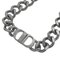 CHRISTIAN DIOR Dior ICON CD Chain Link Necklace Silver Women's 3