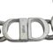 CHRISTIAN DIOR Dior ICON CD Chain Link Necklace Silver Women's 5