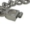 CHRISTIAN DIOR Dior ICON CD Chain Link Necklace Silver Women's 9