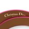 Bracelet Dior 30 MONTAIGNE Double Cuir de veau rose métal [vache] 3