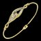 CHRISTIAN DIOR Bracelet 18cm K18 YG WG Yellow White Gold 750, Image 1