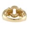 CHRISTIAN DIOR Ring Size 10.5 18K Yellow Gold Diamond Women's 5