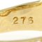 CHRISTIAN DIOR Ring Size 10.5 18K Yellow Gold Diamond Women's 8
