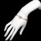 Bracelet 17cm K18 Yg Wg Or Jaune et Blanc 750 Heart par Christian Dior 2