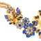 Dior Rhinestone Necklace Leaf Motif Gold 0 by Christian Dior 6