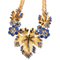 Dior Rhinestone Necklace Leaf Motif Gold 0 by Christian Dior 7