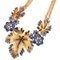 Dior Rhinestone Necklace Leaf Motif Gold 0 by Christian Dior 2