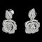 Christian Dior Dior Medium Rose Bagatelle K18Wg White Gold Earrings, Set of 2 1