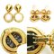 Earrings in Metal Gold from Fendi, Set of 2 5