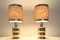 Vintage Chrome Table Lamps from Reggiani, Set of 2, Image 2