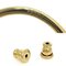 Ohrringe aus Gold mit Strasssteinen von Christian Dior, 2 . Set 9