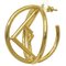 Ohrringe aus Gold mit Strasssteinen von Christian Dior, 2 . Set 5