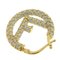 Rhinestone Hoop Earrings from Fendi, Set of 2, Image 4