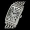 Reloj FRANCK MULLER para mujer de la marca Long Island de cuarzo QZ de acero inoxidable SS 902QZ cuadrado plateado pulido, Imagen 1