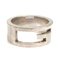 Ring with G Logo in Silver from Gucci 1
