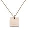 Square Plate Silver Necklace from Gucci 2