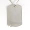 Dog Tag Silver Necklace from Gucci, Image 1
