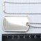 Dog Tag Silver Necklace from Gucci 5
