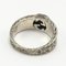 Ineinandergreifender G Ring aus Silber von Gucci 2