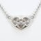 Interlocking G Heart Silver Necklace from Gucci 1