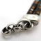 Brazalete de cuero negro, plata y naranja Horsebit Breath Cadena de puntos 925 Sv925 de Gucci, Imagen 8