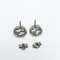 Interlocking G Silver Earrings from Gucci, Set of 2 4