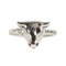 Forest Bulls Head Ring in Sterling Silver from Gucci 1