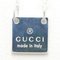 Collar cuadrado con placa del logo plateado de Gucci, Imagen 6