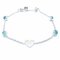 Heart Tag Bracelet in Blue Topaz and Silver from Gucci 6