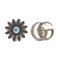 GG Marmont Flower Colored Stone Stud Earrings from Gucci, Set of 2 1