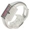 Reloj brazalete para mujer de acero inoxidable con esfera cuadrada de 1500L de Gucci, Imagen 2