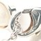 Silberne Doppel-G-Halskette aus Blautopas & Perlmutt von Gucci 7