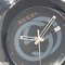 GuQuartz Uhr mit schwarzem Zifferblatt von Gucci 4