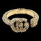 GUCCI Double G Ring with Crystal No. 18 1