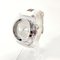 GUCCI Sink 137.1 Reloj de acero inoxidable de caucho plateado con esfera de cuarzo para hombre, Imagen 4