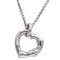 GUCCI Necklace Silver Bamboo 393395 J8400 0702 Ag 925 Heart Ladies Pendant, Image 4