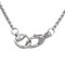 GUCCI Necklace Silver Bamboo 393395 J8400 0702 Ag 925 Heart Ladies Pendant 7