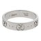 Gucci Icon Ring Size 10.5 K18 White Gold Womens 5
