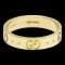 GUCCI Icon Gelbgold [18K] Fashion No Stone Band Ring Gold 1