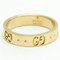 GUCCI Icon Yellow Gold [18K] Fashion No Stone Band Ring in oro, Immagine 5