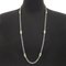 GUCCI station necklace long silver 925 made in Italy unisex 2