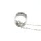 Icon Toile White Gold Band Ring from Gucci 3