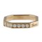 GUCCI Octagonal Diamond Ring No. 9.5 18K K18 Pink Gold Women's 3