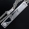 Lariat Necklace Icon Plate Diamond K18wg White Gold 290865 from Gucci 5