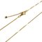 GUCCI K18YG Yellow Gold Link to Love Bar Necklace 662108 J8500 8000 5.5g 42-45cm Women's 5