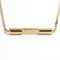 GUCCI K18YG Collar con eslabones de oro amarillo con barra de amor 662108 J8500 8000 5.5g 42-45cm Mujer, Imagen 4