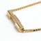 GUCCI K18YG Yellow Gold Link to Love Bar Necklace 662108 J8500 8000 5.5g 42-45cm Women's 3