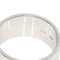 GUCCI Icon Wide #13 Ring K18 White Gold Women's 6