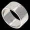 GUCCI Icon Wide #13 Ring K18 White Gold Women's, Image 1
